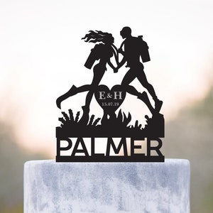 Wedding Cake Topper, Scuba Diving Cake Topper, Custom Diving Cake Topper, Couple Cake  Topper, Acrylic Cake Topper, Wedding Gift, a210