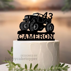 Birthday Cake Topper, Off Road Cake Topper, Custom ATV Cake Topper, Acrylic Cake Topper, 40th Birthday Cake Topper, 25th Birthday Gift, a586