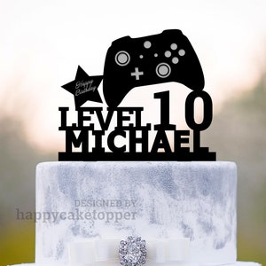 Gamer Geburtstag Cake Topper, Videospiel Geburtstag Tortenstecker, Gamer Geburtstag Tortenstecker, Gamer Geburtstag Tortenstecker, A406