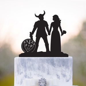 Wikinger Tortenstecker Deko Wikinger Barbar personalisiert,Hochzeit Torte Topper personalisiert,Hochzeit Torte Topper personalisiert,Hochzeit Deko