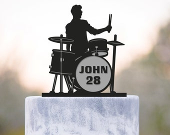 Drum kit cheap cake topper
