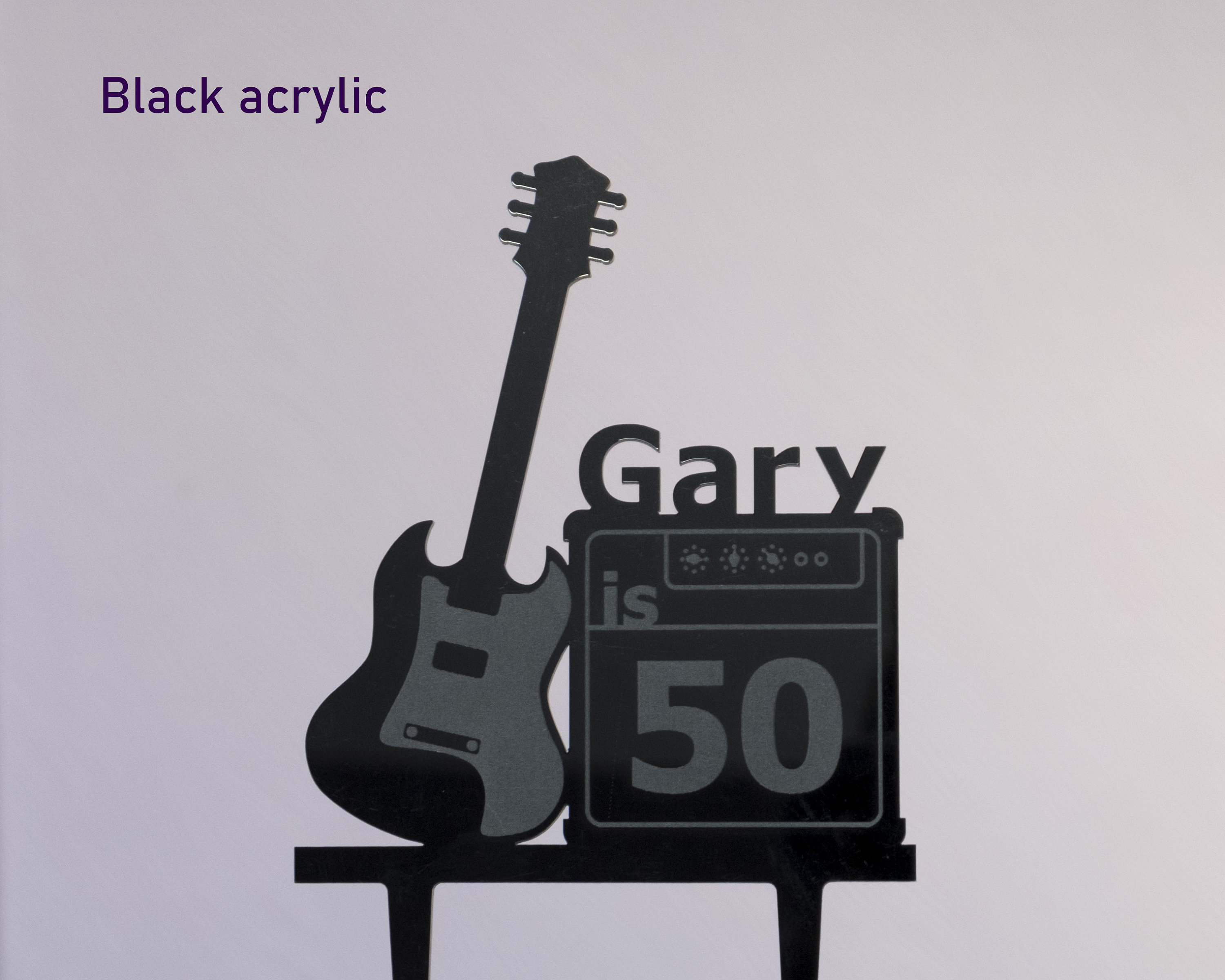 Rock Star Cake Topper – 32 Decorazioni Per Torta A Tema Chitarra Elettrica, Festa Di Compleanno