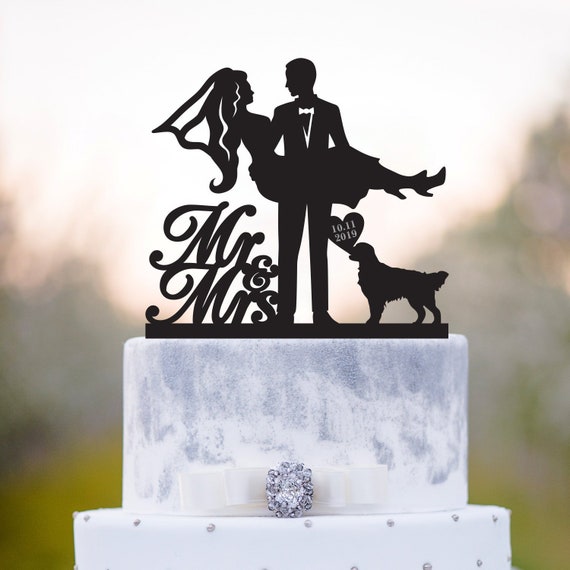 black lab cake topper