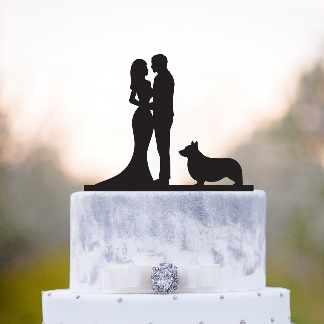 Welsh Wedding Cake Topper,wedding Cake Topper With Dog,cake