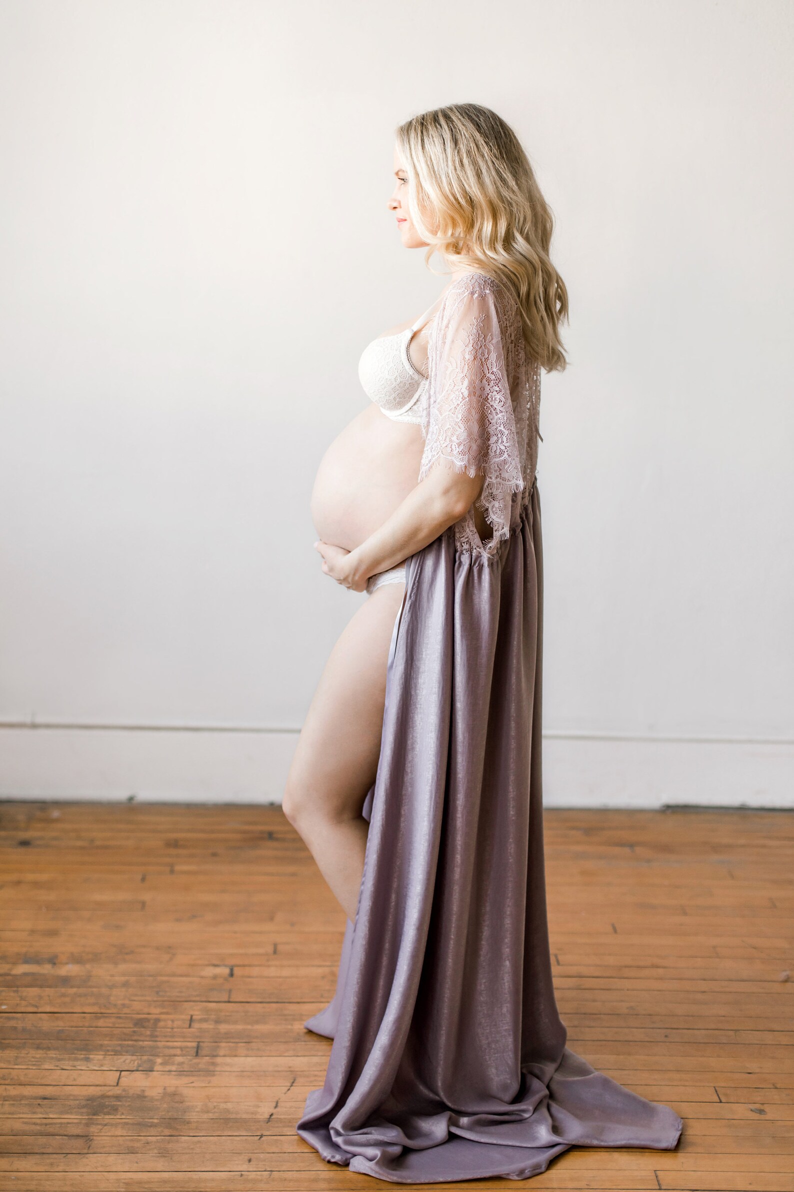 SATIN MATERNITY ROBE for maternity photo shoot boudoir photo Etsy