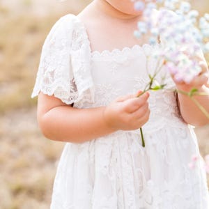 GIRLS LACE DRESS,  Handmade vintage girls dress, Boho Girls dresses, Flower girl dress, family photo dresses, Free shipping, girls clothing
