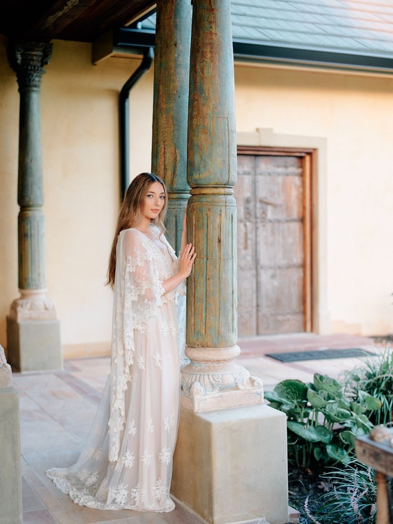 VINTAGE BOHO WEDDING Dress, "the Montana" Wedding Gown, Beach Wedding Dress,  Elopement Bridal Dress, Elopement Wedding Gown Maternity Dress, - Etsy