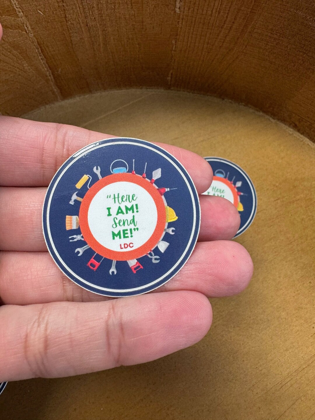 LDC Gifts Stickers "here I Am Send Me" Hard Hat Stickers - Etsy