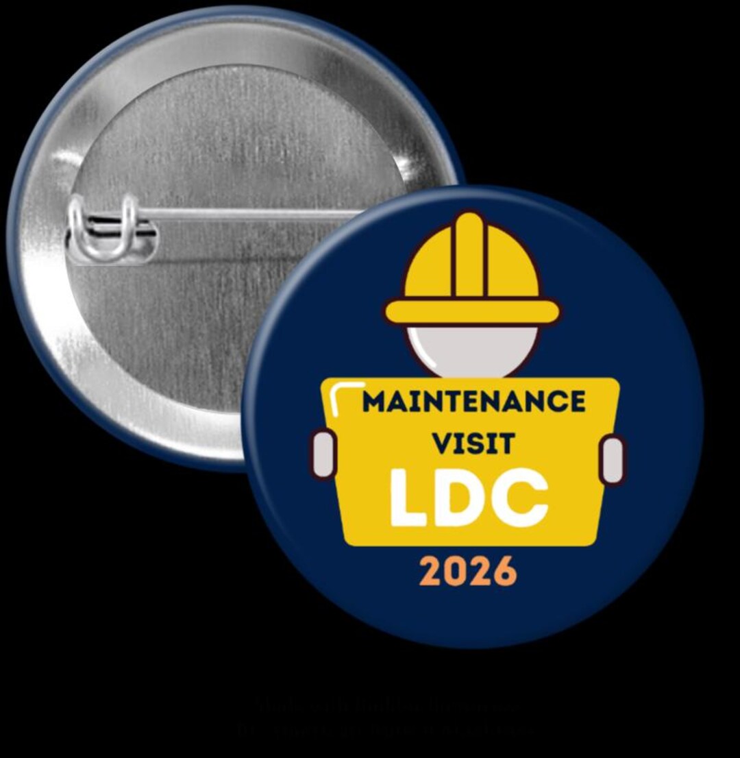 LDC Maintenance Visit 2026 Button/magnet: JW Gifts - Etsy