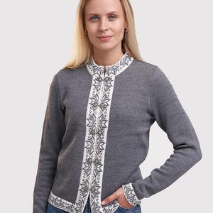 Merino Wool Cardigan, Ornament