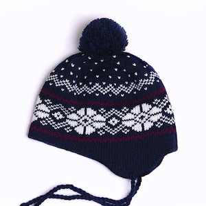 Nordic Wool Kid&#39;s Hat, Knit Kid&#39;s Beanie