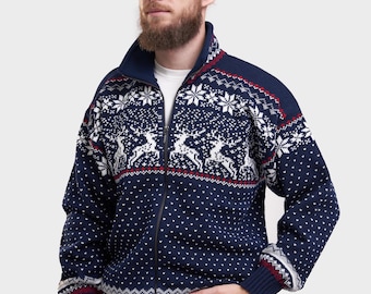 SALE // RARE 1950s Wolf Cowichan Sweater - Etsy