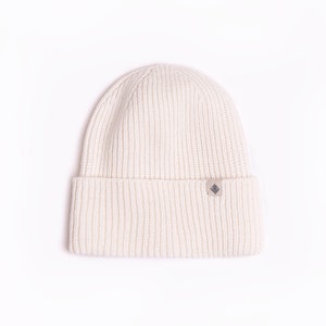 Knitted Hat, Wool Hat, Winter beanie White