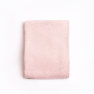 Merino Wool Scarf, Knitted Soft Scarf Pink
