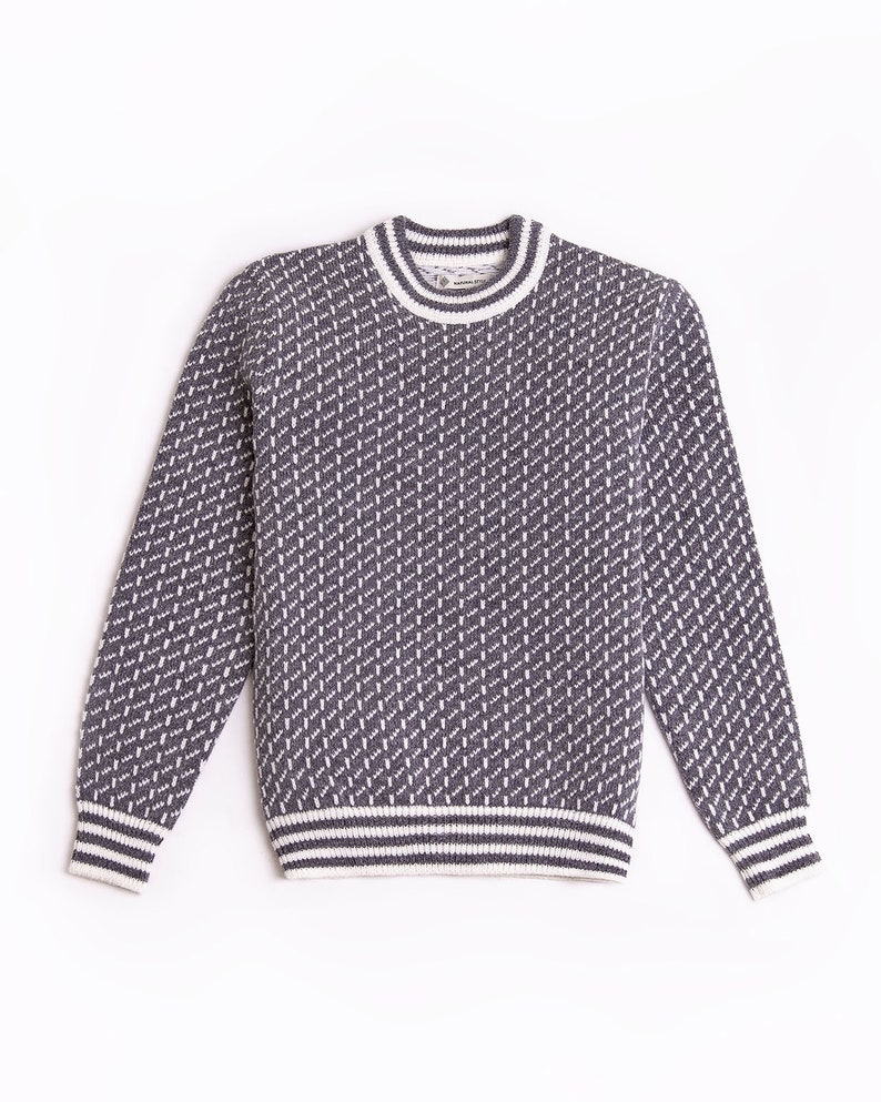 Alpaca Pattern Sweater - Dark Reef main image 0