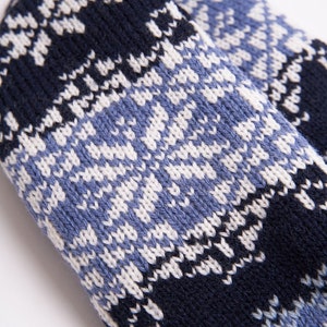 Jacquard Woolen Mittens, Christmas Mittens image 3