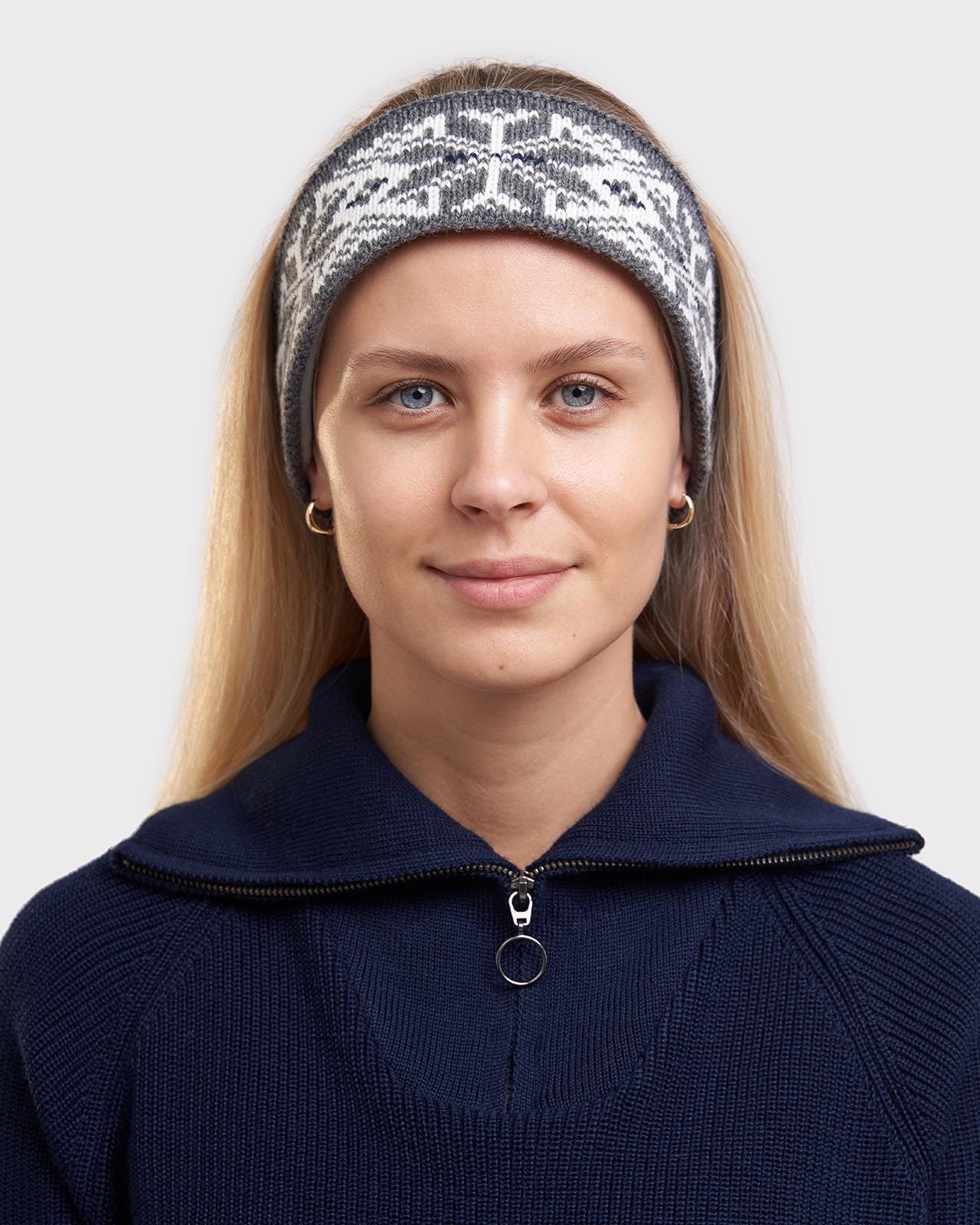 x3 Vintage Headbands with fleece lining, Head Wrap Ear Band, Some moth holes Wired Bow Headband: African Ankara Print Head Wrap, Boho  main image 2