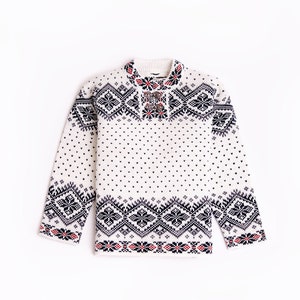 Wool Kid's traditional jumper, Knitted Sweater For Kids image 5