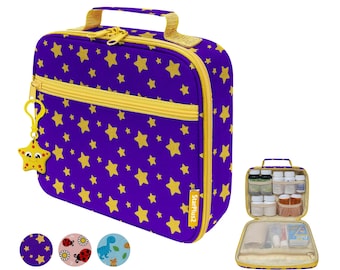 Organizador de medicamentos para niños: bolsa para guardar frascos de pastillas