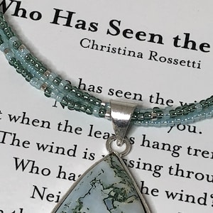 Who Has Seen The Wind Morse Code Necklace