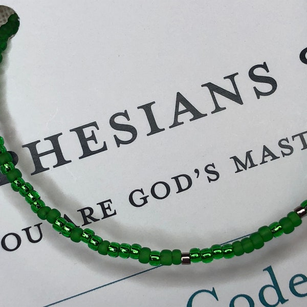 Armor Of God Silicone Wristband Bracelet - XL 9 Inch Ephesians 6:10-18 Christian Bible Verse