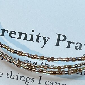 Serenity Prayer Morse Code Wrap Bracelet