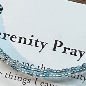 Serenity Prayer Morse Code Wrap Bracelet