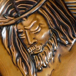 Jesus Christ metal wall art / metal etching biblical wall art | Etsy