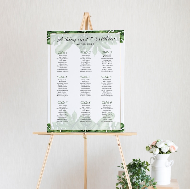 PRINTABLE Tropical Wedding Signs Bundle Tropical Wedding - Etsy