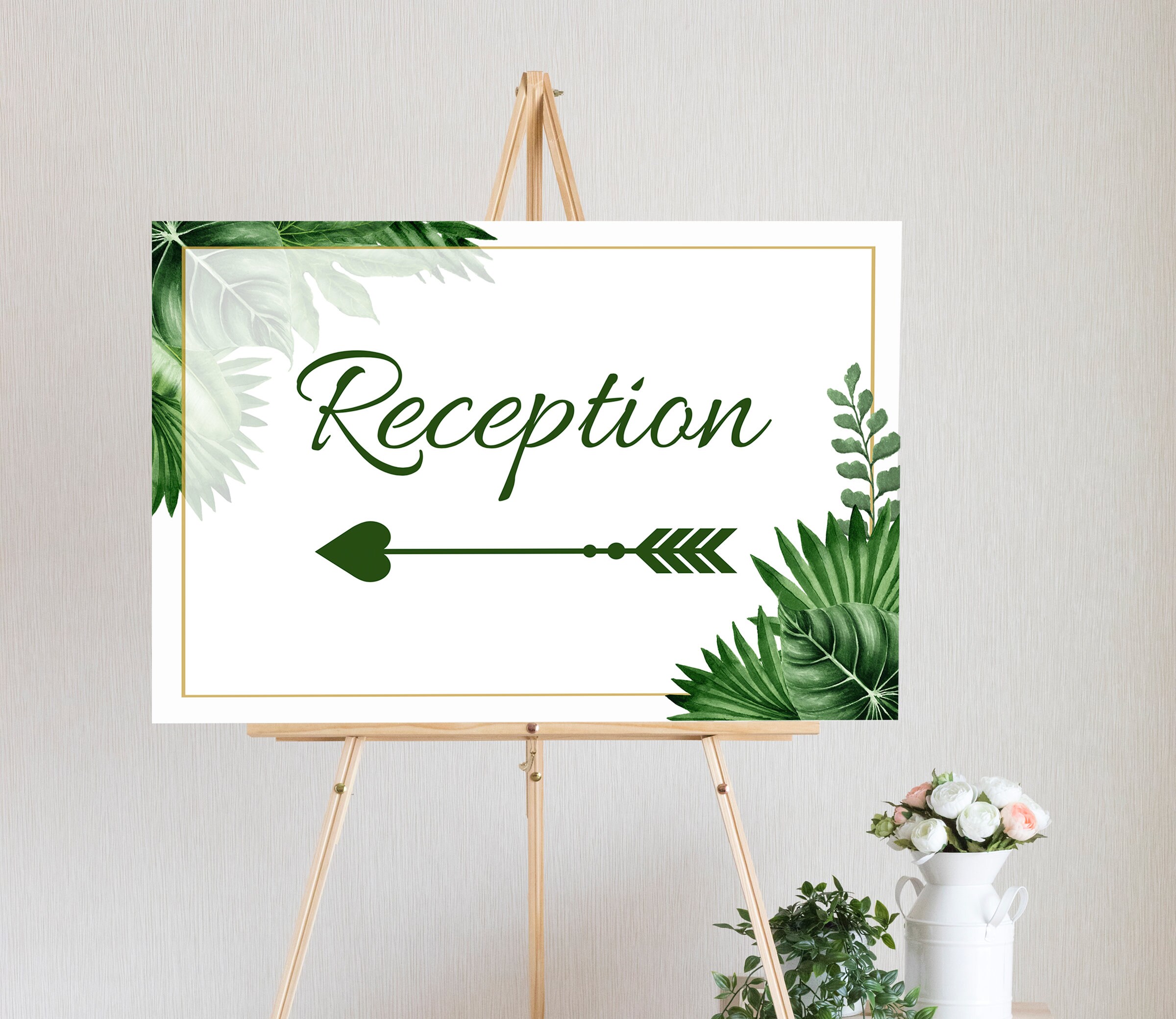 PRINTABLE Tropical Wedding Sign Bundle Tropical Wedding Signs | Etsy