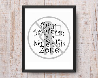 No Selfie Zone Etsy France