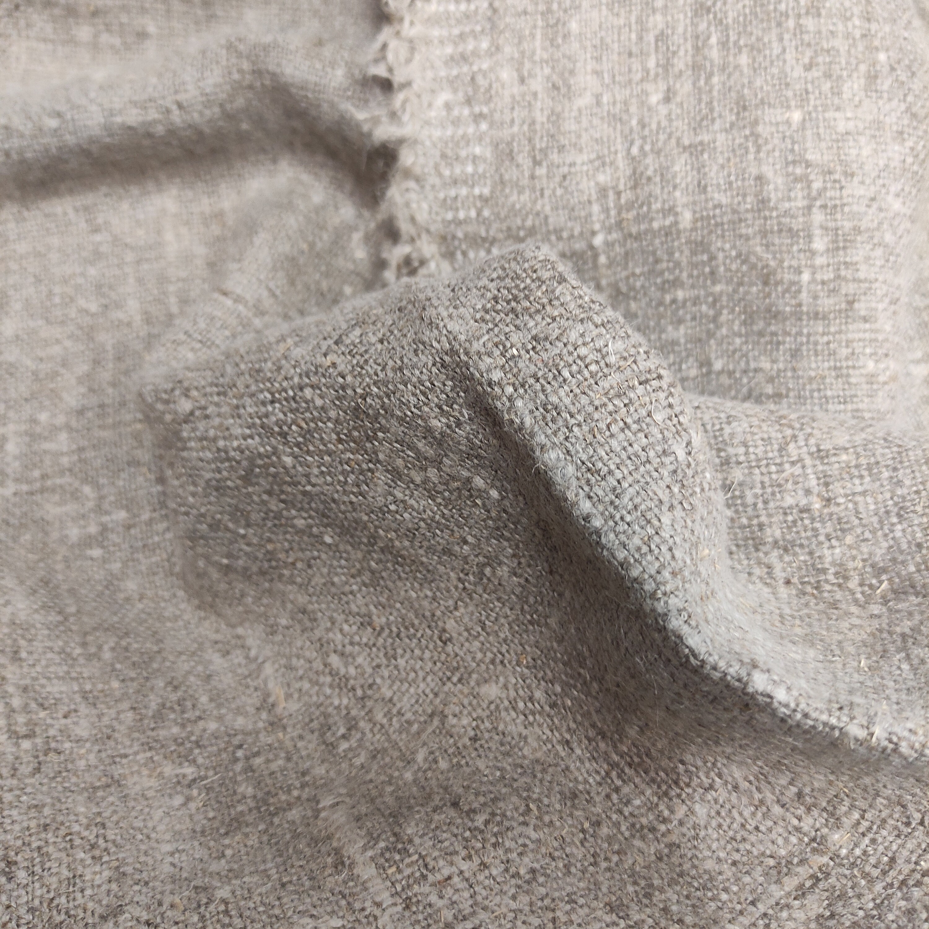 Linen Fabric Extra Heavy Natural Lithuanian Linen Washed Etsy
