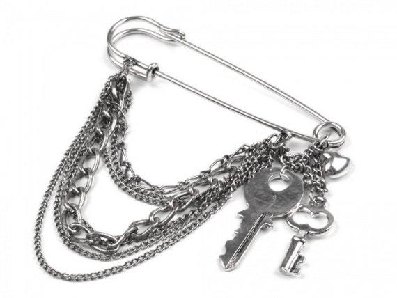 Decorative Safety Pin 13x65 Mm - Very Large Versatile Kilt Pins - Etsy