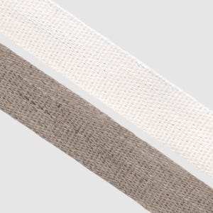10/15/25/40 mm breites Leinenband für Nähprojekte, Leinenwickelband Zierband, Leinenband verschiedene Größen Gurtband