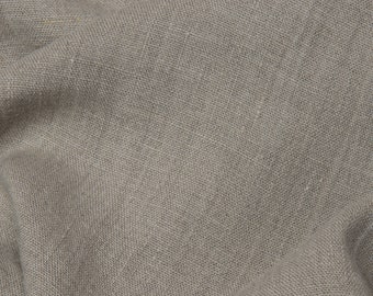 Lino lavado 240 g/m² Hilo no teñido Lino 100% lino Pesado, denso. Tejido suave para textiles para el hogar, manteles, tapicería,