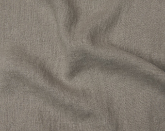 Washed linen 150gsm Not dyed yarn Flax 100% linen medium weight, dense. Soft fabric for home textile, tablecloth, clothing