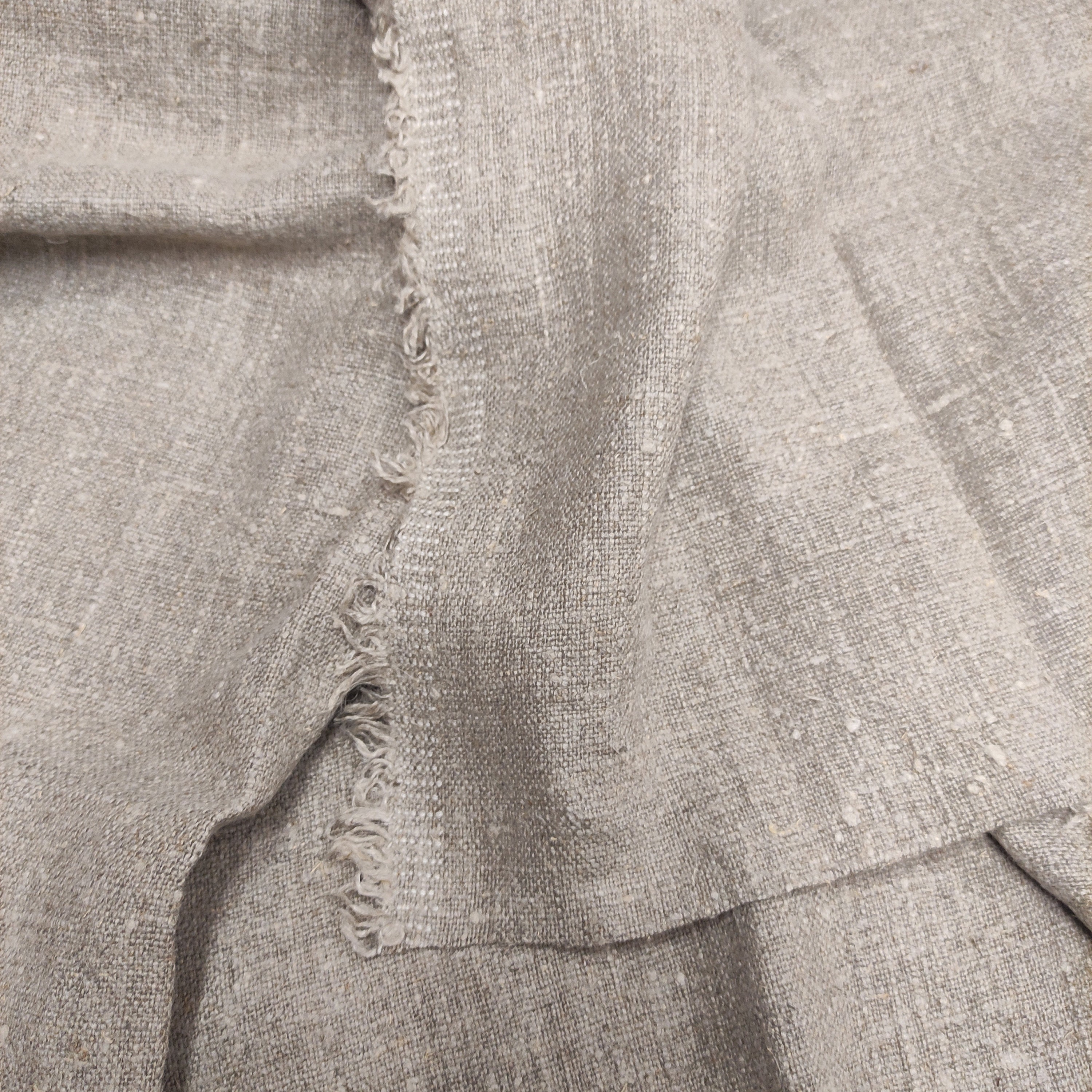 Linen Fabric Extra Heavy Natural Lithuanian Linen Washed Etsy