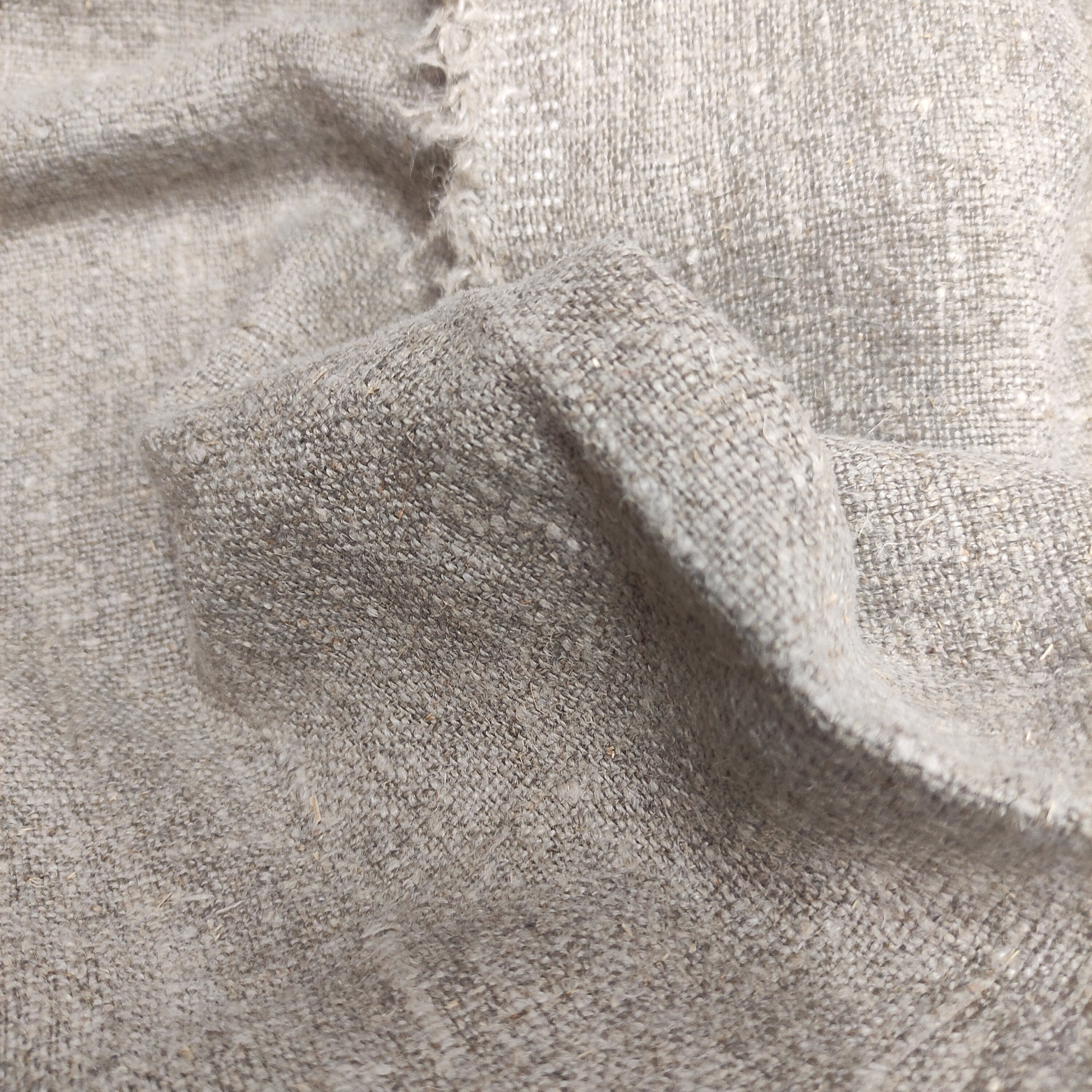 Linen Fabric Extra Heavy Natural Lithuanian Linen Washed Etsy