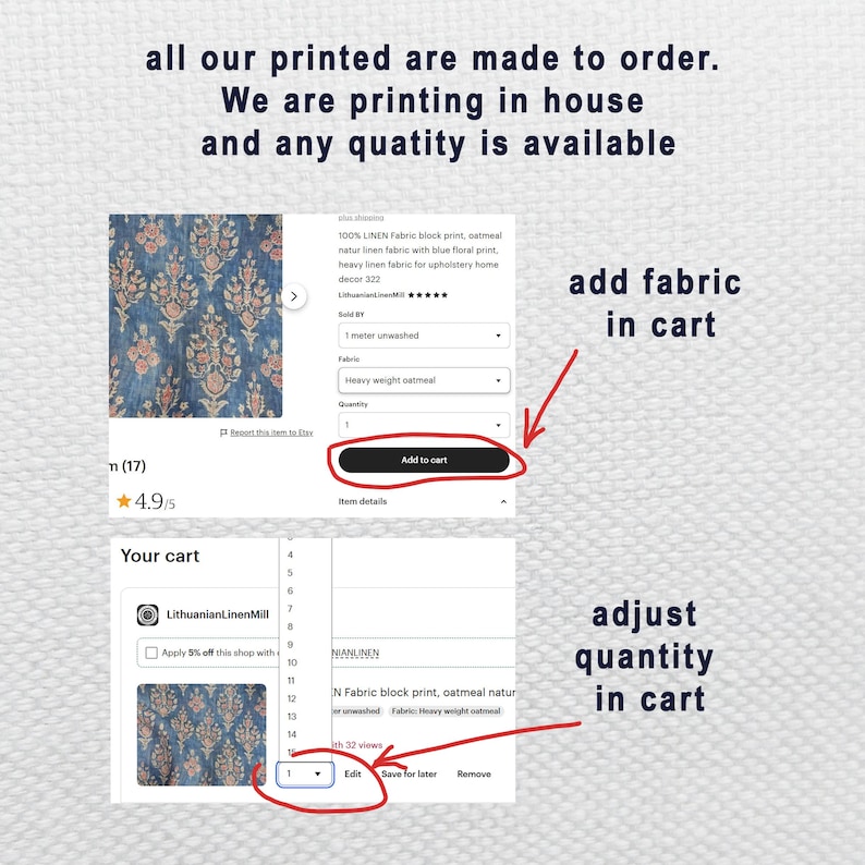 Tela 100% LINO Estampado de paisaje toscano, tela de lino con estampado de casa y ciprés, tela de lino pesada para tapicería y decoración del hogar 2524 imagen 9