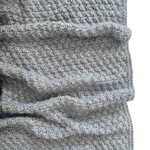 The Cordate Throw Knitting Pattern- Easy and Beginner Knitting Pattern for Knit Throw/ Blanket/ Afghan- Downloadable PDF Knitting Pattern