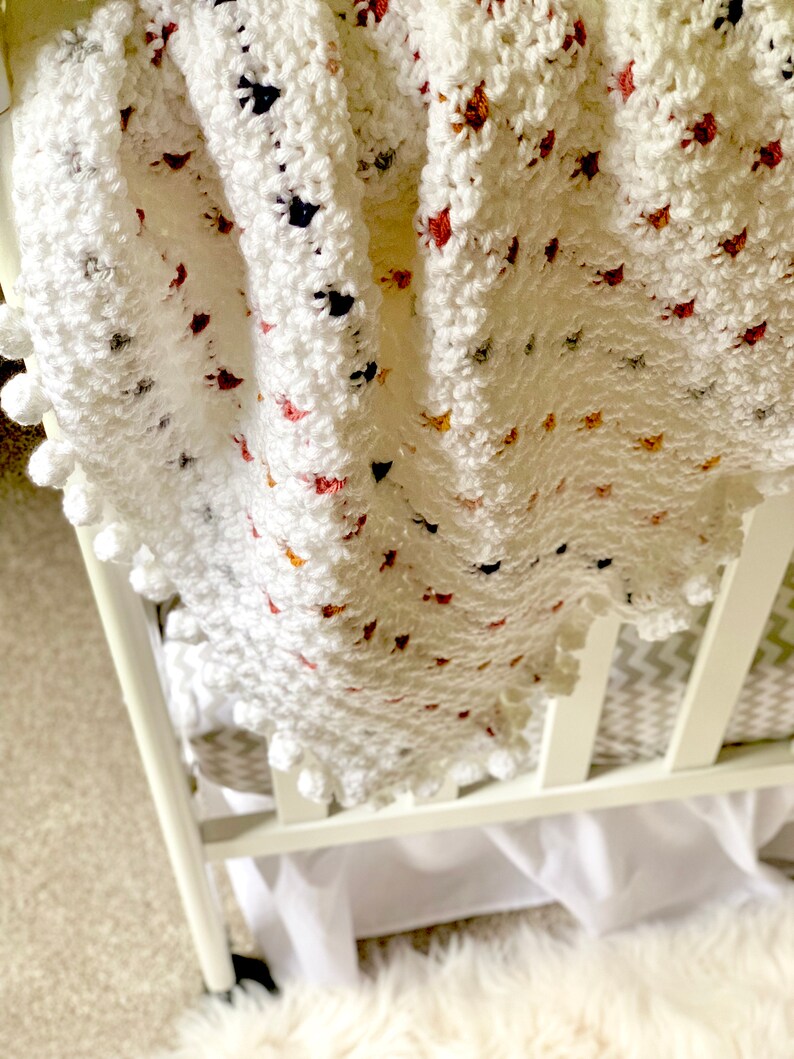 Dots & Bobbles Baby Blanket Tapestry Crochet Patternbaby Etsy