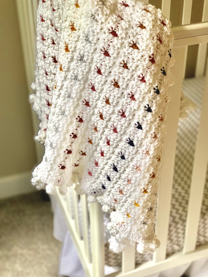 Dots & Bobbles Baby Blanket Tapestry Crochet Patternbaby Etsy
