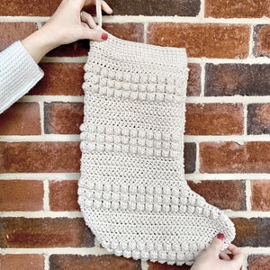 Crochet Pattern: The Klaus- Christmas Stocking- Easy Crochet Pattern- PDF- Instant Digital Download