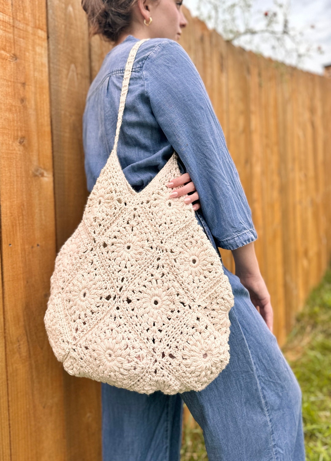 Crochet Cuadrado Como Hacer Bolso De Ganchillo Bolsos Crochet