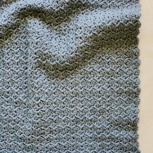 Eyelet Throw Crochet Pattern Easy Crochet Blanket Pattern Crochet Afghan Pattern PDF Instant Digital Download image 8