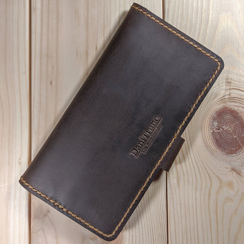 Womens Checkbook Cover Checkbook Covers With Button Genuine Etsy