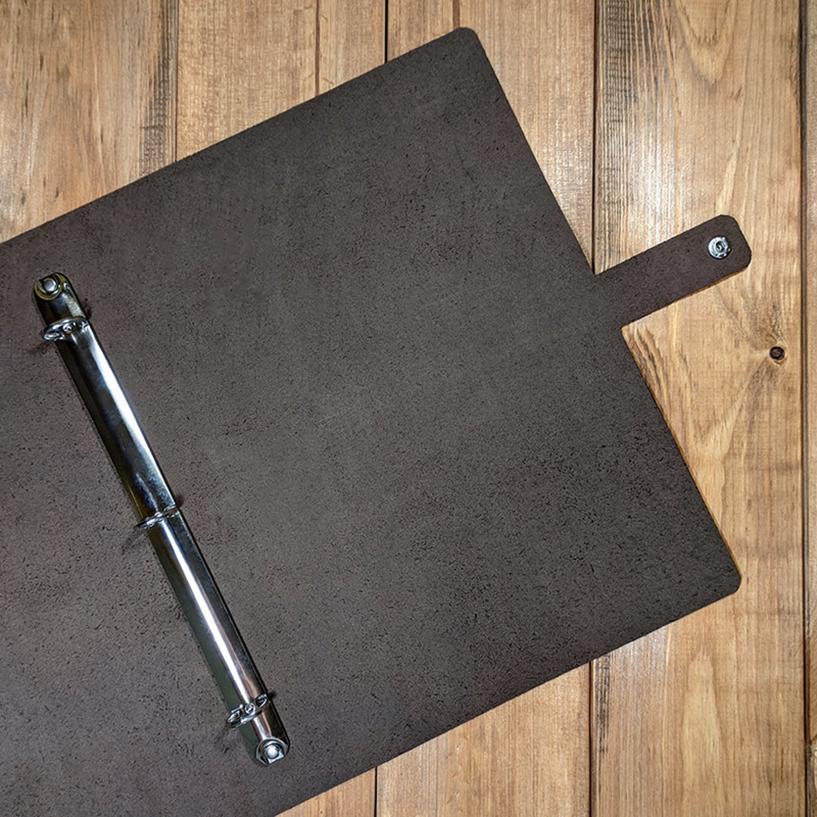 Leather 3 Ring Binder 8.5 X 11 Leather Three Ring Binder Etsy
