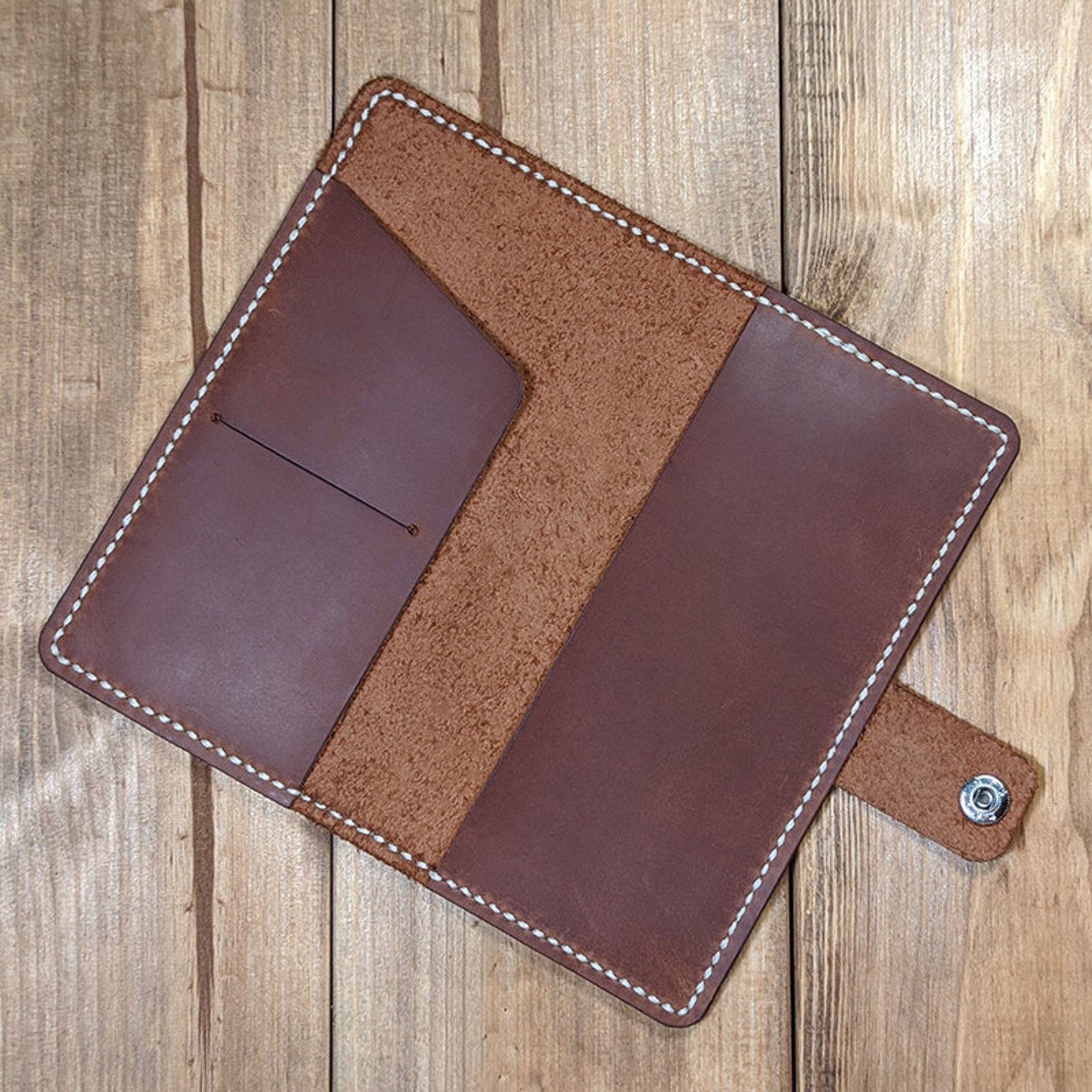 Womens checkbook cover Checkbook covers with button Genuine Etsy