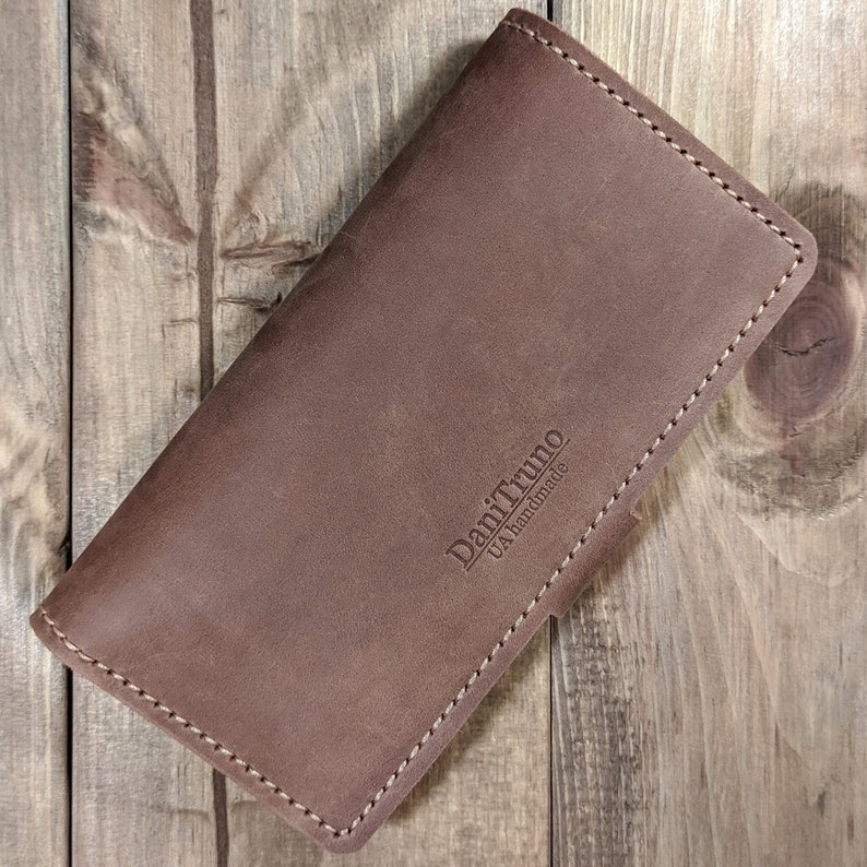 Leather Checkbook Cover Mens Checkbook Cover Checkbook Etsy