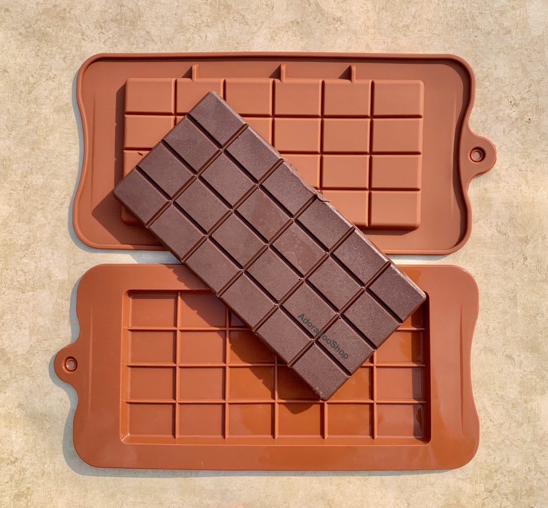 Chocolate Bar Silicone Mold Custom Homemade Candy Etsy